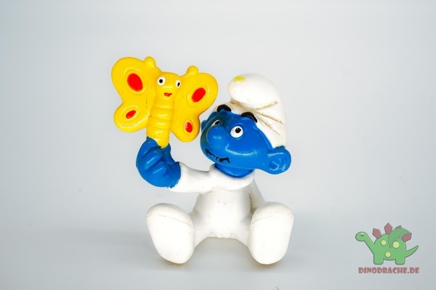 Schleich Baby Schlumpf mit Schmetterling 20218